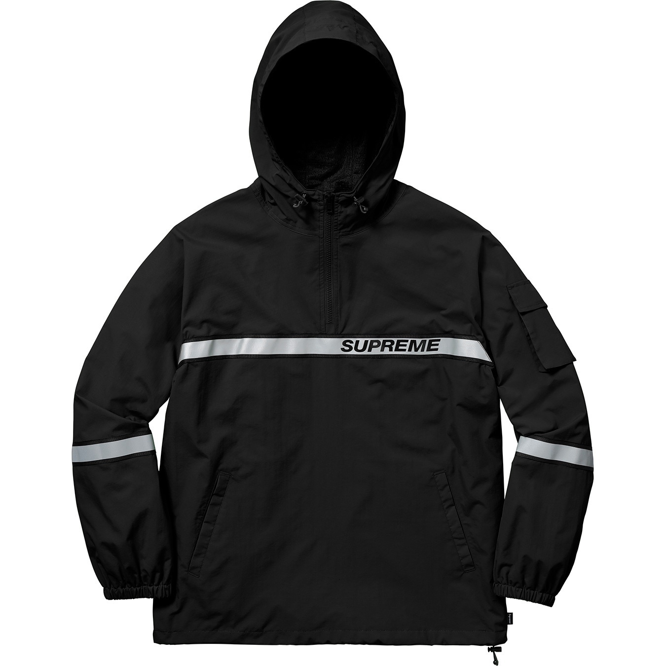 Reflective Taping Hooded Pullover view 5